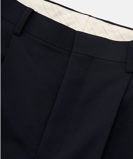 DIGAWEL  2 Tuck Tapered Pants ② combat wool【NAVY】