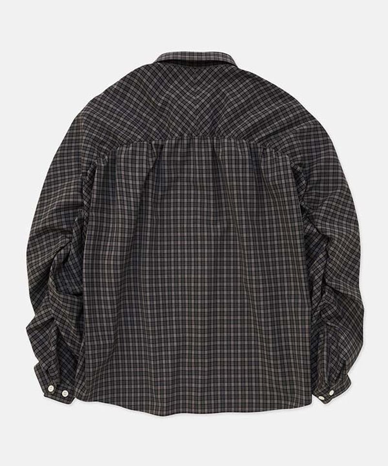 DIGAWEL Puckering Shirt【GRAY CHECK】 | welles