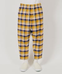 DIGAWEL  Sarrouel Pants① check【MUSTARD】
