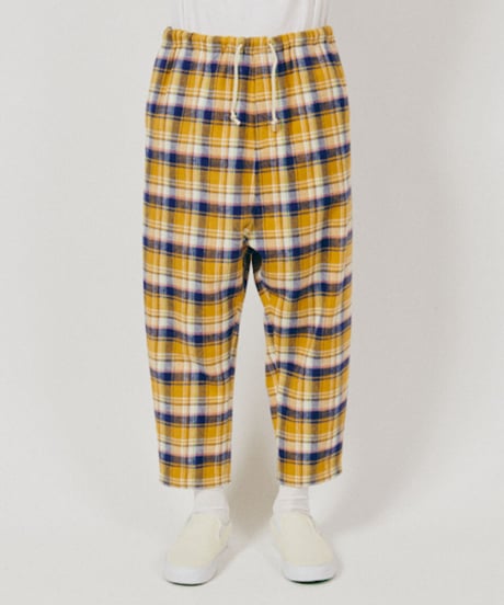 DIGAWEL  Sarrouel Pants① check【MUSTARD】