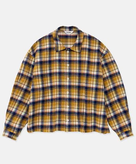 DIGAWEL  Oversized Crop top Shirt【MUSTARD】