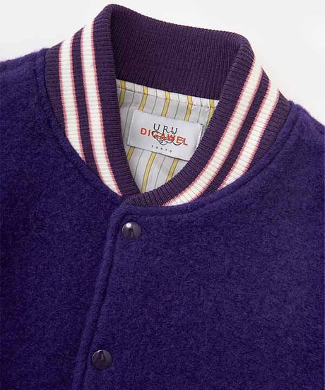URU TOKYO×DIGAWEL  Varsity Jacket【PURPLE】