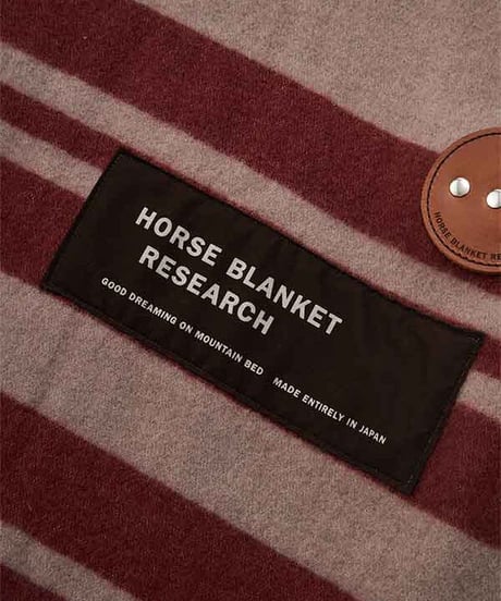 DIGAWEL  Horse Blanket Vest【GRAY/BURGUNDY】