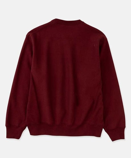 DIGAWEL  Reverse weave Sweatshirt【MAROON】
