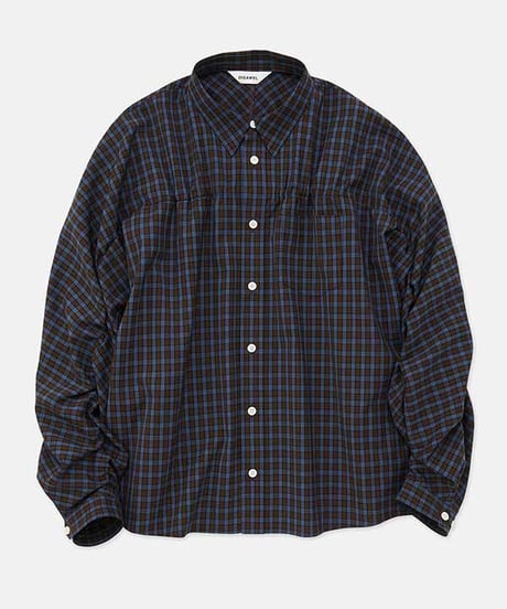 DIGAWEL  Puckering Shirt【BLUE CHECK】