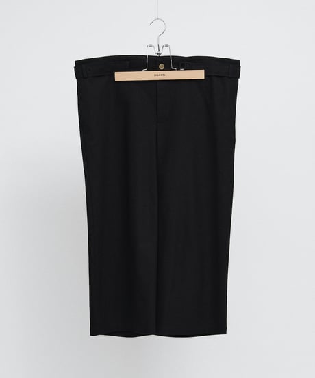 DIGAWEL Belt pants ② twill【BLACK】
