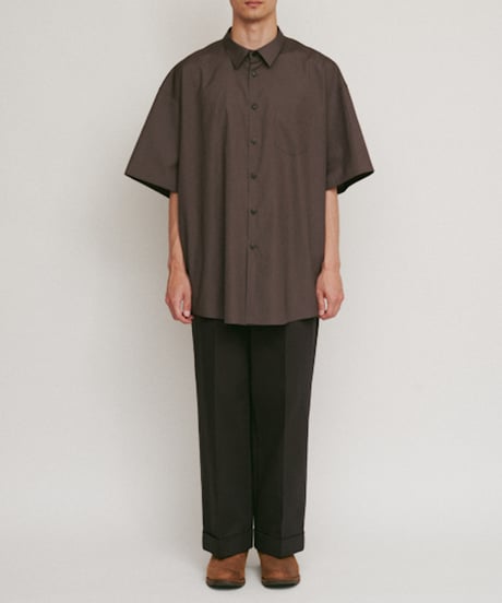 DIGAWEL Oversized S/S shirt【BLACK】
