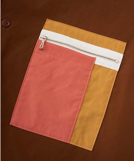 DIGAWEL  Oversized S/S Shirt【BROWN】