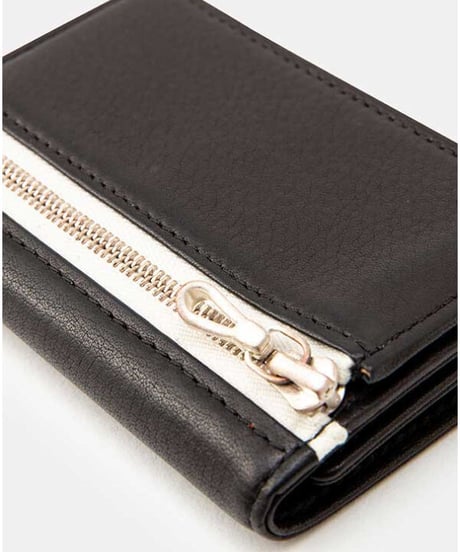 DIGAWEL  THREE FOLD PURSE【BLACK】