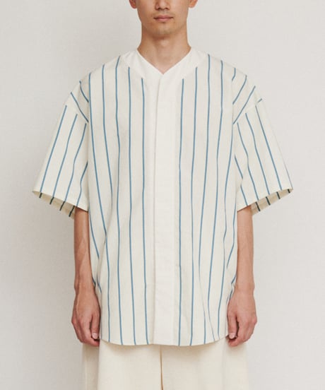 DIGAWEL Baseball S/S shirt【WHITE】