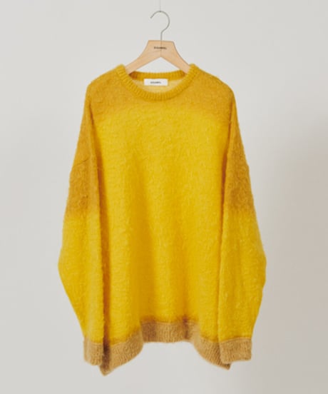 DIGAWEL Print Mohair Sweater【YELLOW】