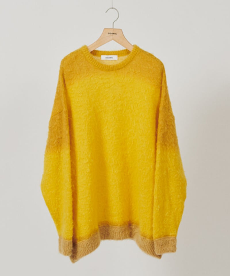 DIGAWEL Print Mohair Sweater【YELLOW】 | welles