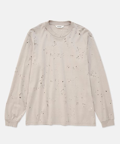 DIGAWEL  Damage L/S T-shirt【GREIGE】