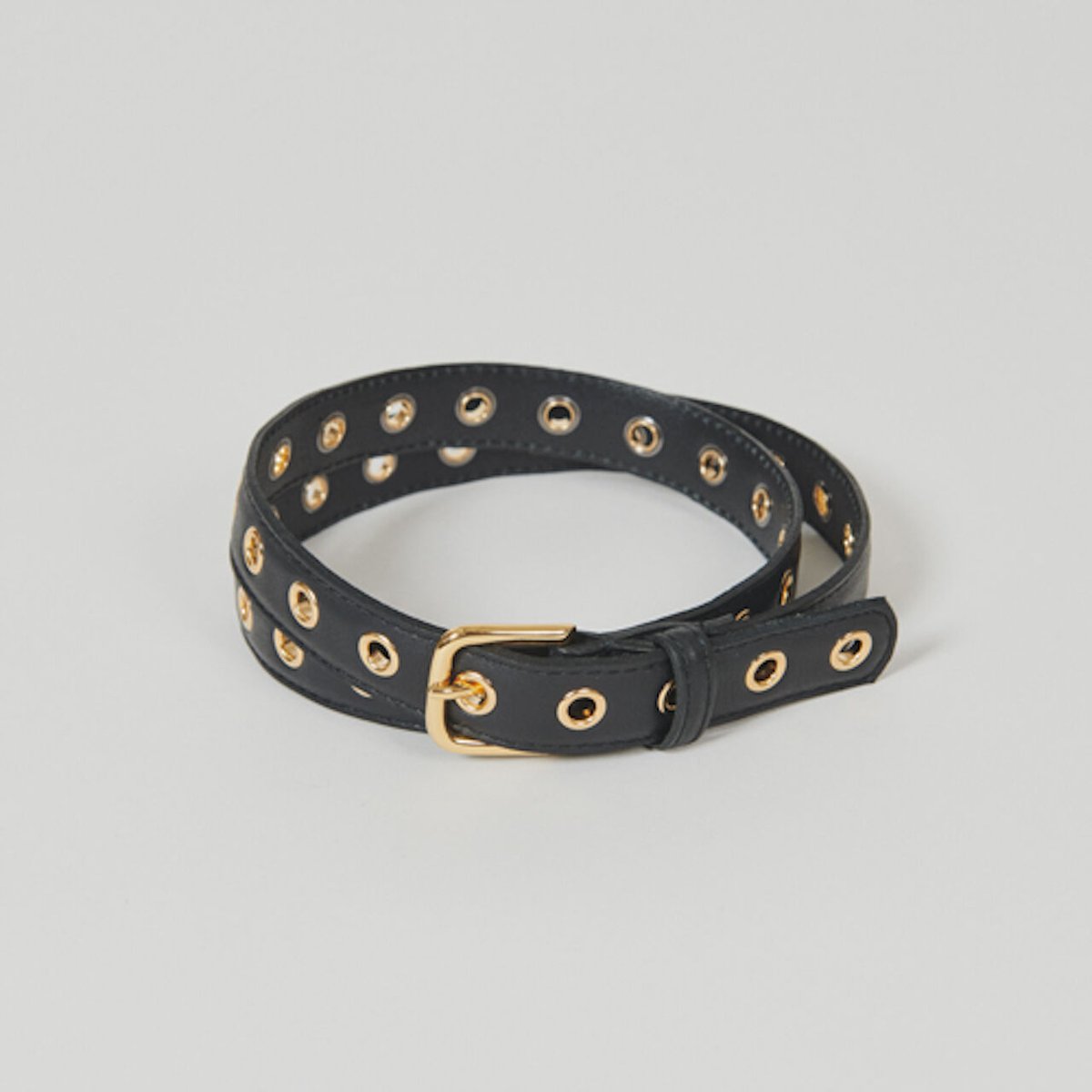 DIGAWEL × J.PRESS「CRST」 Black Leather Belt 【GO