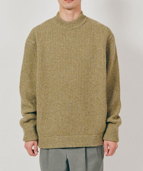 DIGAWEL  Mockneck Sweater【GRREN MIX】