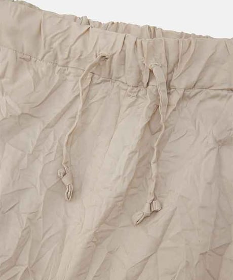 DIGAWEL  Wide lounge pants (crease finish)【SAND BEIGE】