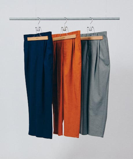 DIGAWEL  2 Tuck Tapered Pants【NAVY】