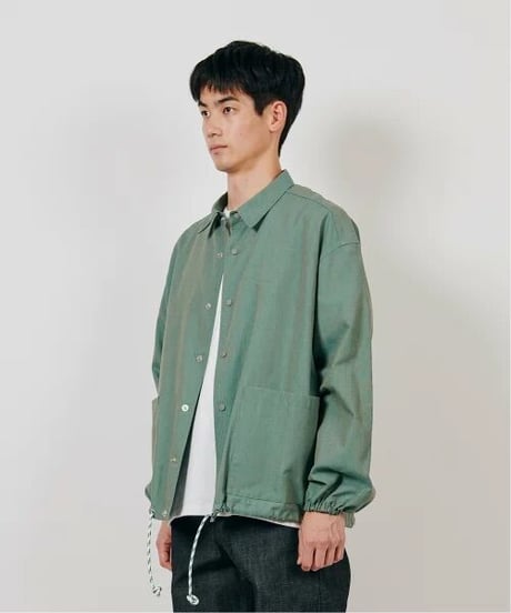 DIGAWEL  Coach L/S Shirt jacket【GREEN】