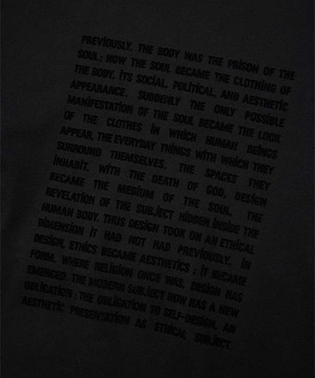 DIGAWEL Statement L/S T-shirt【BLACK】