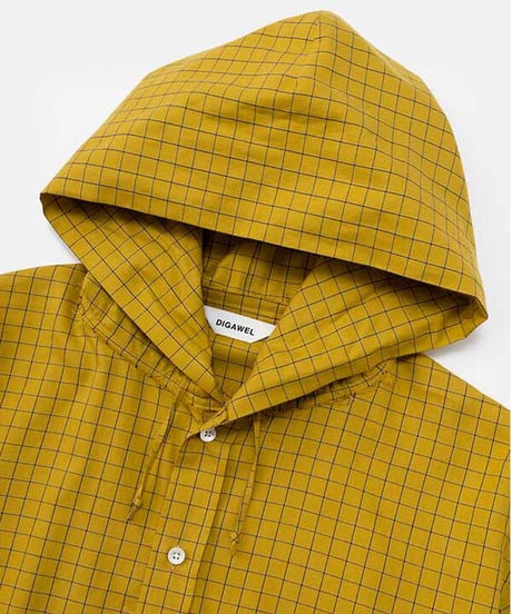 DIGAWEL  Hoodie Shirt ① check【MUSTARD】