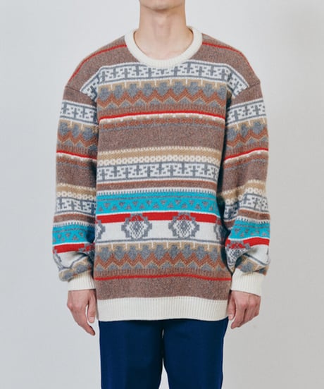 DIGAWEL  Jacquard Sweater