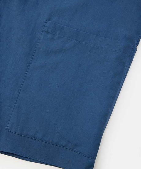 DIGAWEL Side pocket S/S shirt ②【NAVY】