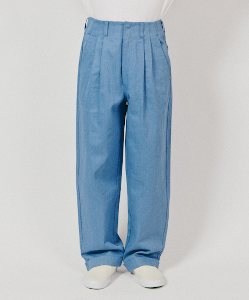 美品　CRST by DIGAWEL Dickies ネイビー スラックス 美品 CRST by DIGAWEL Dickies ネイビー スラックス