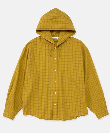 DIGAWEL  Hoodie Shirt ① check【MUSTARD】