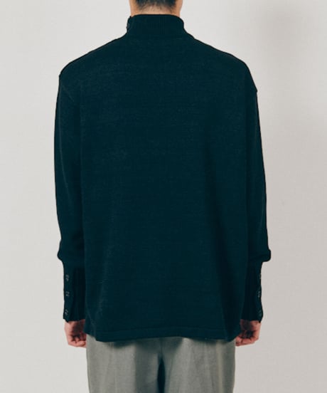 DIGAWEL  BK-Indigo Turtleneck Sweater