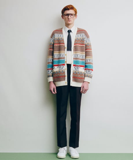 DIGAWEL×J.PRESS  KNIT TIE【GRAY BASE】