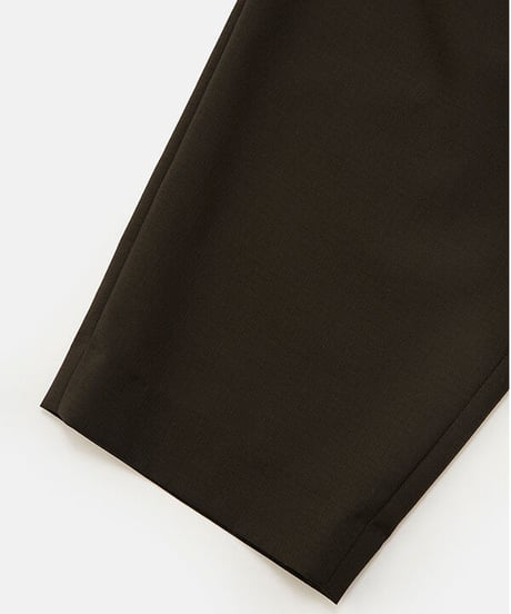 DIGAWEL  2 Tuck Tapered Pants ② combat wool【OLIVE】