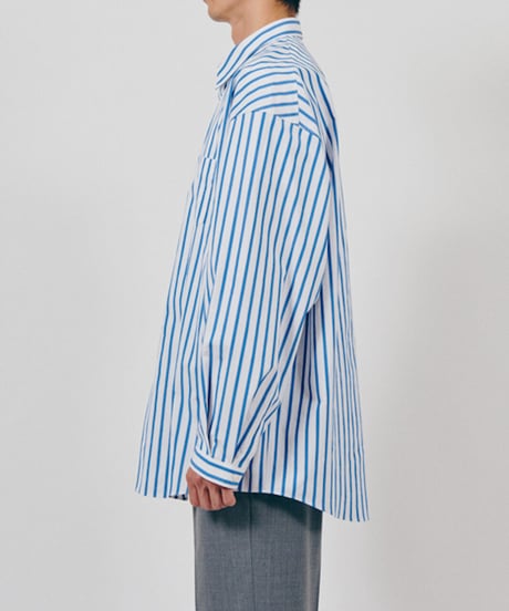 DIGAWEL  Oversized Shirt【BLUE STRIPE】