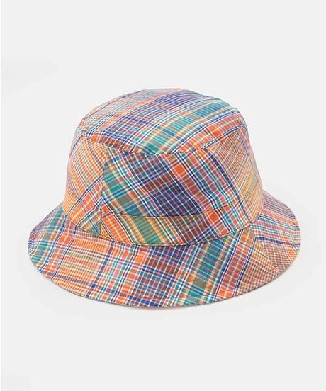 DIGAWEL  Hat ① 【ORANGE CHECK】