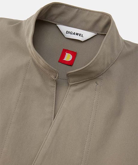 DIGAWEL Cuff rib shirt【GRAY】