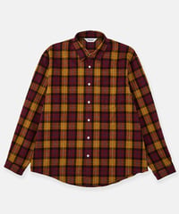 DIGAWEL Check shirt (generic)【BROWN/OCHER】