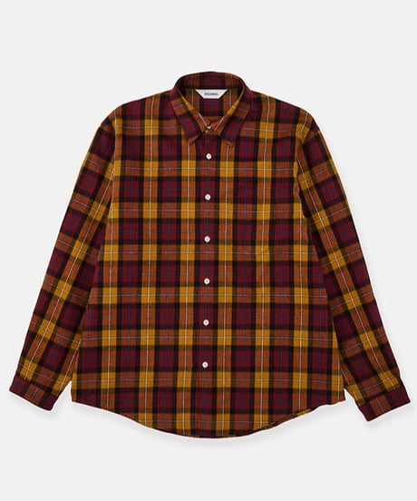 DIGAWEL Check shirt (generic)【BROWN/OCHER】