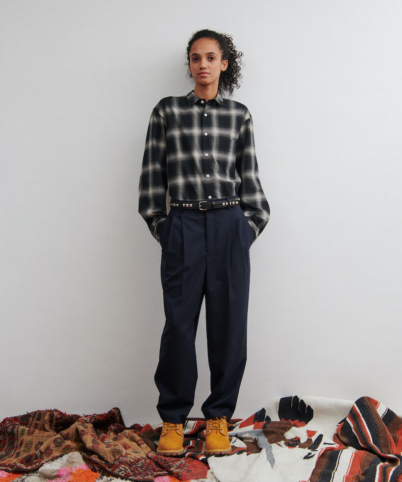 DIGAWEL × J.PRESS「CRST」 Black Leather Belt 【SI