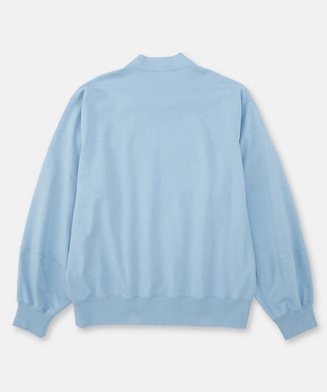 DIGAWEL Mock neck L/S T-shirt【BLUE GRAY】