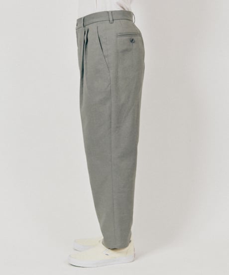 DIGAWEL  2 Tuck Tapered Pants【GRAY】