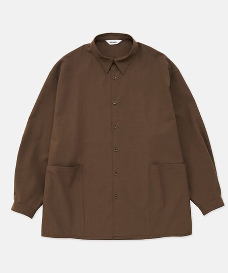 DIGAWEL  Side Pocket Oversized Shirt【CAMEL】
