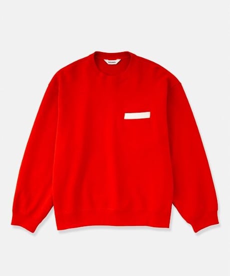 DIGAWEL  Welt Pocket Sweatshrit【ORANGE】