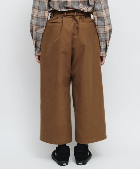 DIGAWEL Belt pants ② twill【BEIGE】