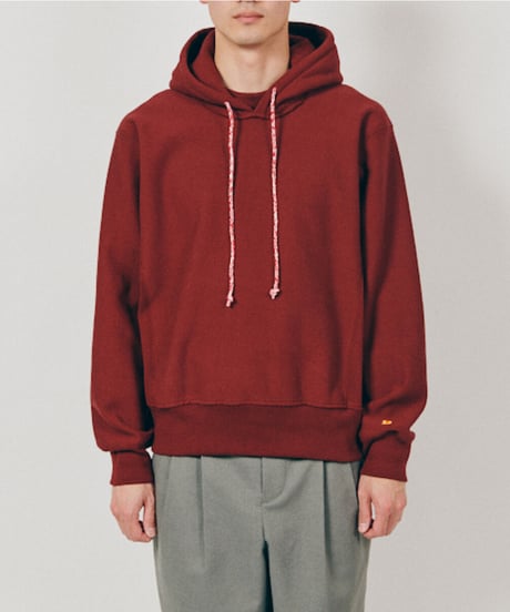 DIGAWEL  Reverse weave Hoodie【MAROON】
