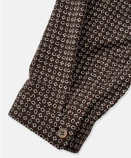DIGAWEL  Open Collar Shirt【BROWN】