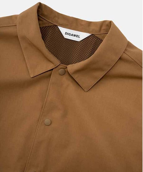 DIGAWEL  Coach S/S Shirt jacket【CAMEL】