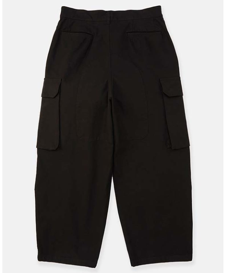DIGAWEL Field cargo pants (garment dye)【BLACK】