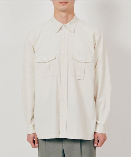 DIGAWEL  Corduroy Shirt【WHITE】