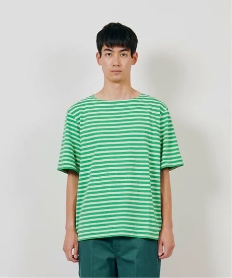 DIGAWEL  Boat neck S/S 【GREEN】