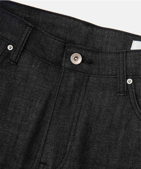 DIGAWEL  STRAIGHT DENIM PANTS【BLACK】