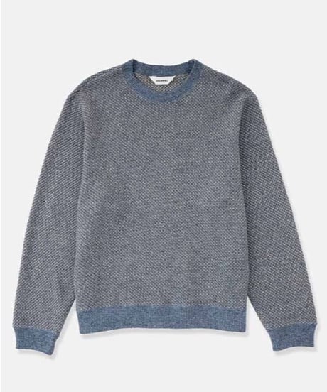 DIGAWEL  Hexagonal Patterns Sweatshirt【SAX】